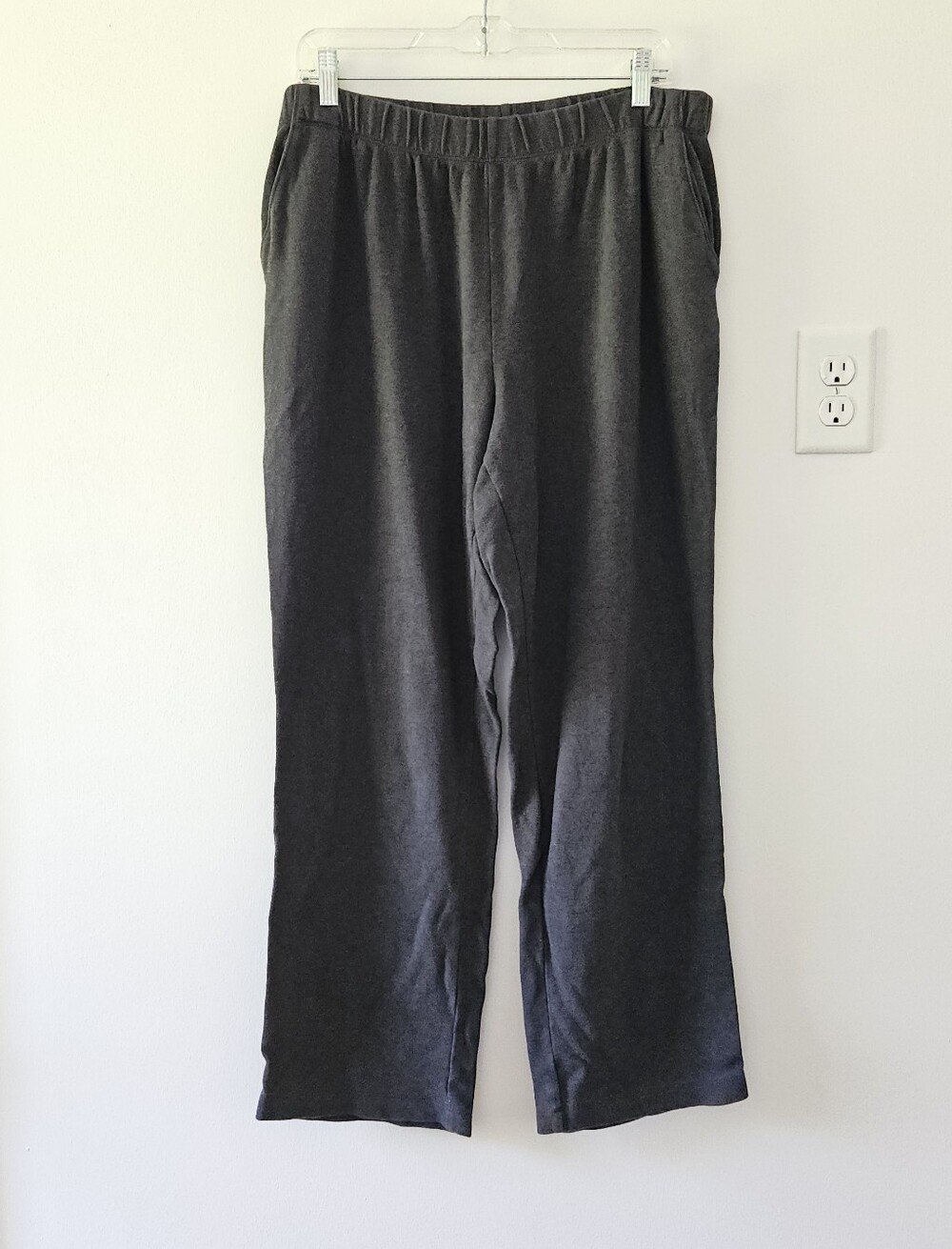 Lands End Sport Knit Straight Leg Sweat Pants Large Tall